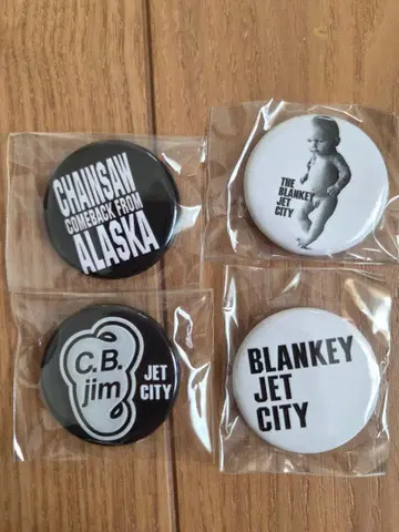 BLANKEY JET CITY 캔 배지