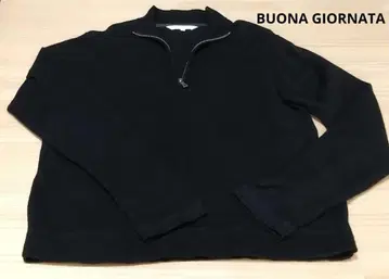 BUONA GIORNATA 지퍼 니트 스웨터 M 사이즈