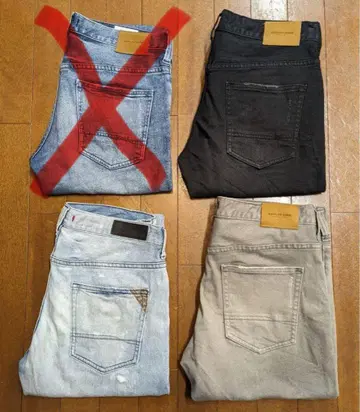 BAYFLOW 스키니 청바지 묶음 판매