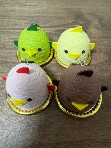 삐요링 키링 4개 세트