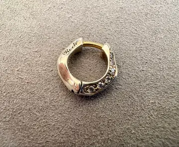 딜 디자인 JAGGED ROCK HOOP 귀걸이