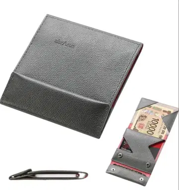 abrAsus 아브라사스 얇은 지갑 다크 그레이