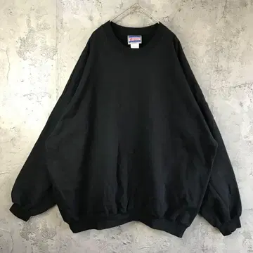 B1562 구제 의류 트레이닝복 맨투맨 블랙 무지 90s Y2K