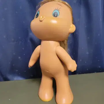 금발 포니테일 인형