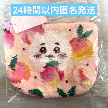 [ 미개봉 새상품 ] 페이러 치이카와 (먼작귀) 피치 도트 파우치 (대)