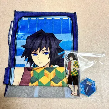 귀멸의 칼날 극락탕 토미오카 기유 타월 아크릴 스탠드