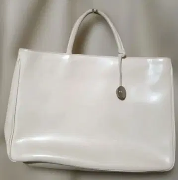 FURLA 화이트 심플 가죽 백