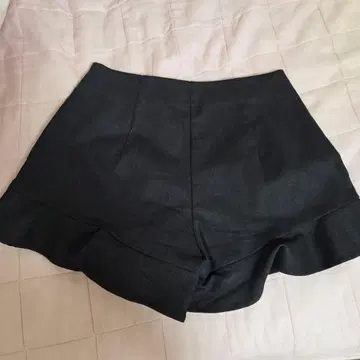 SNIDEL 블랙 프릴 숏팬츠 M