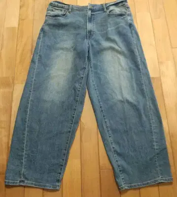 NAVY 와이드 팬츠 XL 라이트 블루