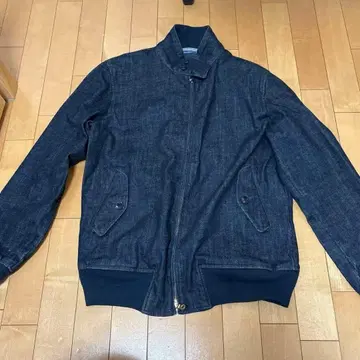 BEAMS 데님 블루종 쇼트 기장 /11-18-2664-803