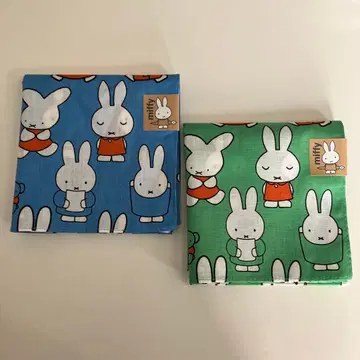 새상품 2장 미피 손수건 반다나 런치 크로스 유령