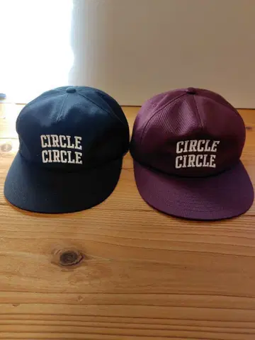 CIRCLE CIRCLE 야구 모자 2가지 색상 세트