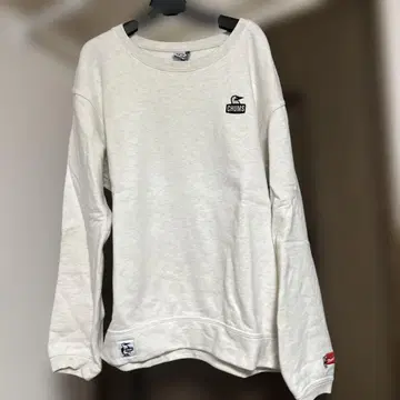 CHUMS 아이보리 크루넥 트레이닝복