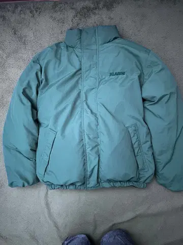 XLARGE 리버서블 다운 자켓 그린/블랙 M