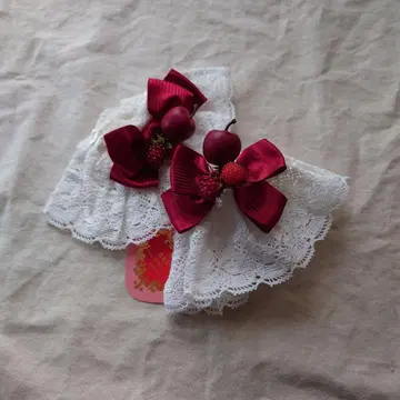 BABY, THE STARS 빨간색 한 조각의 Marchen 소매 고정구