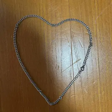 대폭 가격 인하 협상 가능! 실버 목걸이 약 50cm