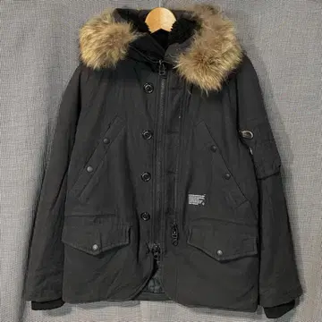 QUENCHLOUD 후드 퍼 밀리터리 자켓