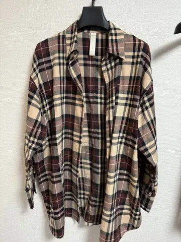 신야코즈카 체크 셔츠 S