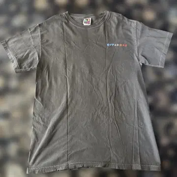 OFFSHORE 그레이 T셔츠 SURF 디자인