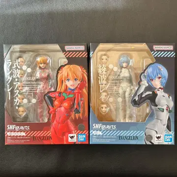 피규아트 아야나미 레이 시키나미 아스카 랑그레이 2종 세트