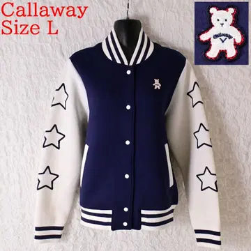 B4 사이즈 L 캘러웨이 종이상자 니트 바시티 자켓