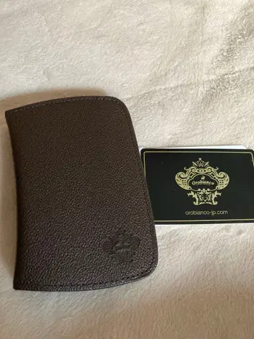 새상품 Orobianco 브라운 가죽 키케이스 오로비안코
