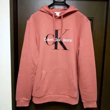 Calvin Klein Jeans 핑크 후드티