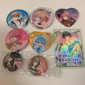 캐릭터 핀 배지 세트