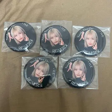 사사키 리코 RE;VERSI 원맨 라이브 캔뱃지 5점