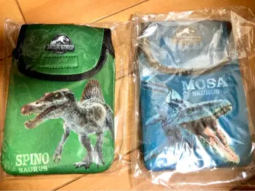 쥬라기 월드 공룡 카라비너 파우치 세트 SPINO & MOSA