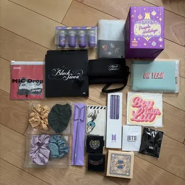 BTS 팬 굿즈 세트 블랙 스완