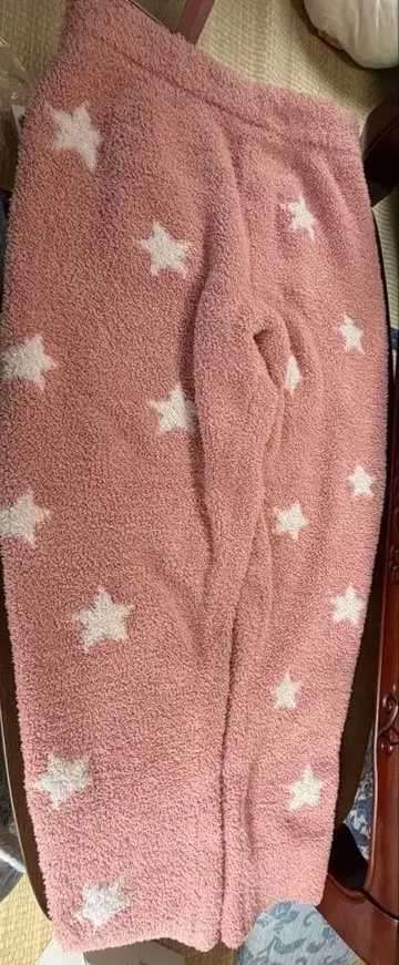 젤라피케 별 패턴 룸웨어 핑크 원사이즈