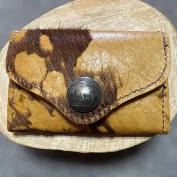 인디언/버팔로/네이티브 아메리칸/가죽 코인 케이스