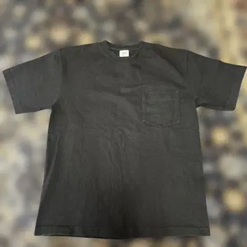 CAMBER 블랙 T셔츠 포켓 부착