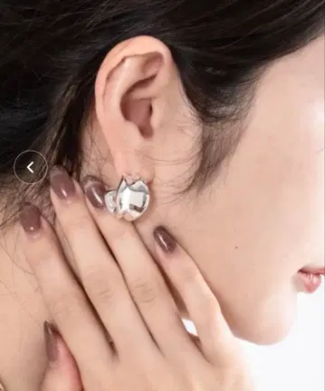 JENNY BIRD 청키 두운 후프 귀걸이