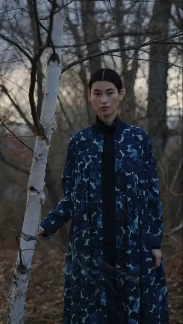 새상품급 mina perhonen le lac 코트 원피스