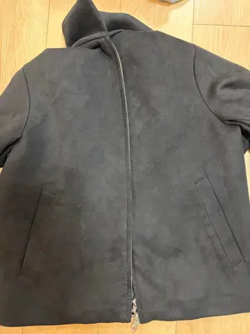 tk 다케오 키쿠치 코트 블랙 검정 얇은 소재 스웨이드 느낌