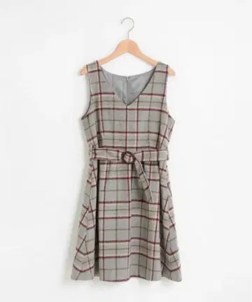 MAJESTIC LEGON 마제스틱 레곤 레트로 체크 원피스