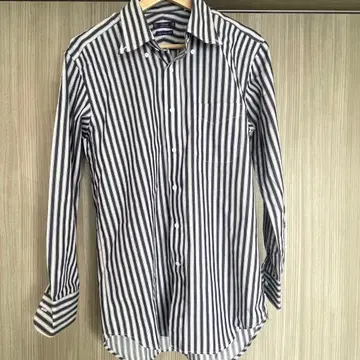 미사용 L 사이즈 남성용 와이셔츠 코튼 100% 스트라이프