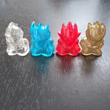 울트라맨 손가락 인형 한정판 클리어 버전 4종 세트