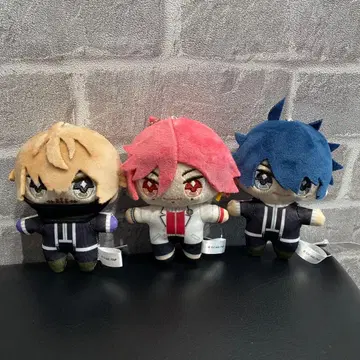 택 포함 새상품 도겐안키 초코토모 봉제 인형 3종 세트