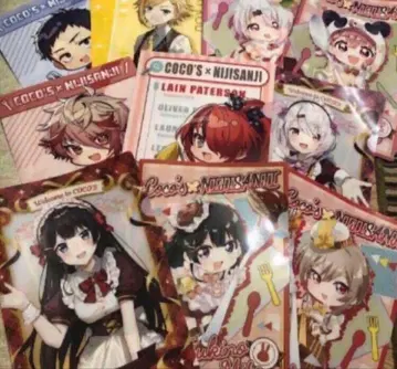 코코스 x 니지산지 클리어 파일 세트