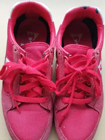 르꼬끄 스포르티브 스니커즈 레드 24cm