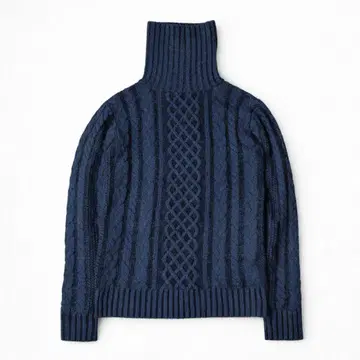 새상품급 [ VICCI ] 터틀넥 케이블 니트 네이비 겨울 남성용