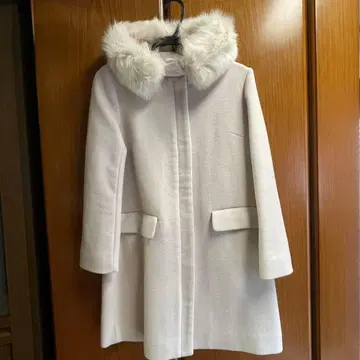 REDYAZEL 핑크 코트 퍼 포함 클리닝 완료