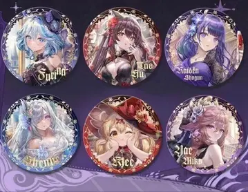 원신 캔뱃지 58mm 9개 세트