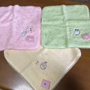 치이카와 타월 손수건 3개 세트