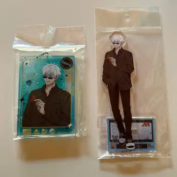 주술회전 GIGO 팝업 아크릴 스탠드 글리터 아크릴 키링 고죠 사토루