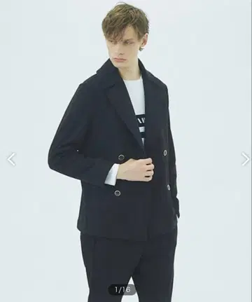 [LEON 게재] 스웨이드 백 플리스 P 코트 디자인 웍스