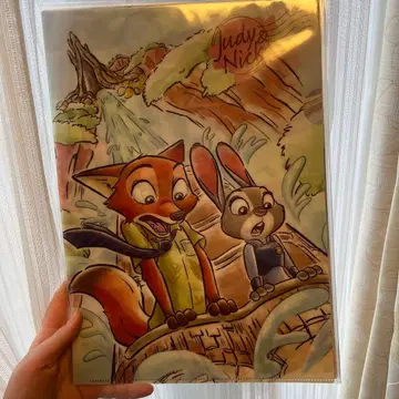 주토피아 클리어 파일 4장 세트